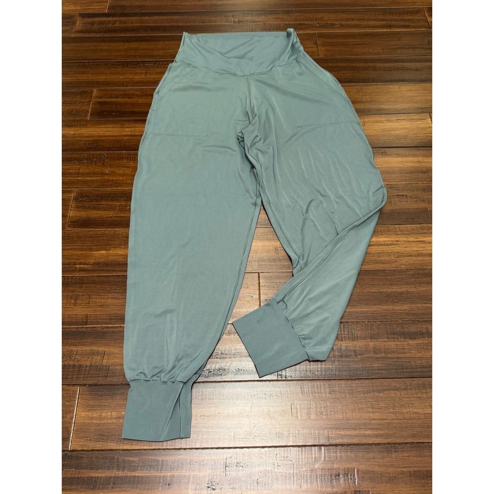 OFFLINE by Aerie Real Me Joggers Sage Green High Waisted Lounge Pants Medium